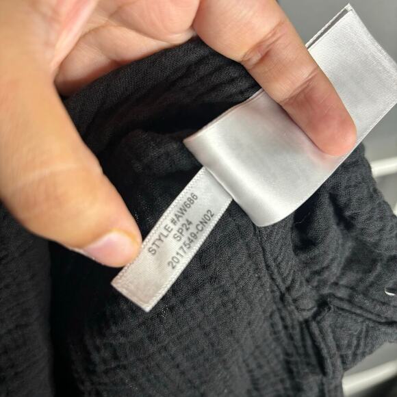 J.Crew Garçon Classic Double Gauze Shirt Black Size 2 - Picture 7 of 7